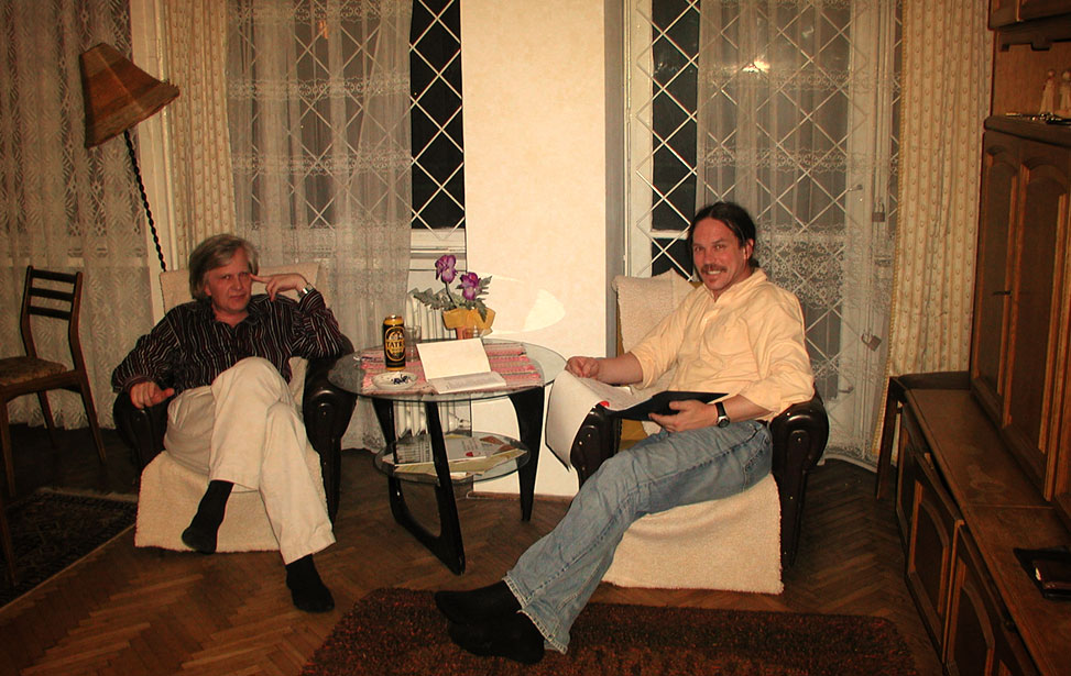 Rory Lewis with Professor Zbigniew Raś Warsaw 2005